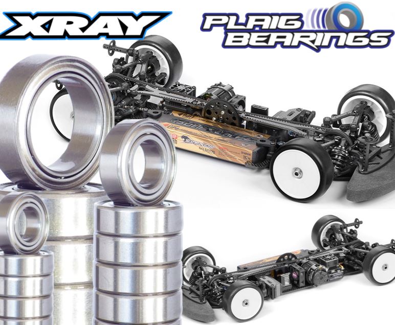 Plaig Bearings Xray X4 ’22 '23 V2 Premium Metal Shielded Bearing Kit